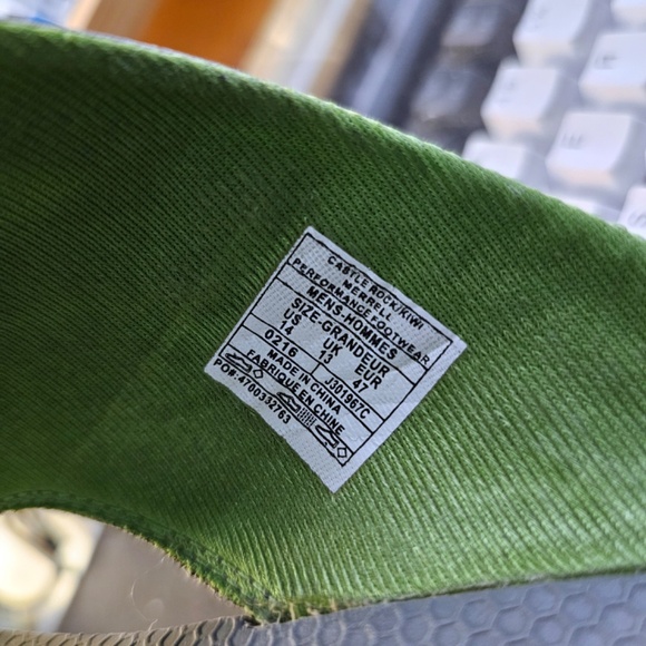 Merrill Men's rugged Castle Rock/Kiwi waterproof slide sandals, EUC, size 14 - Picture 13 of 16